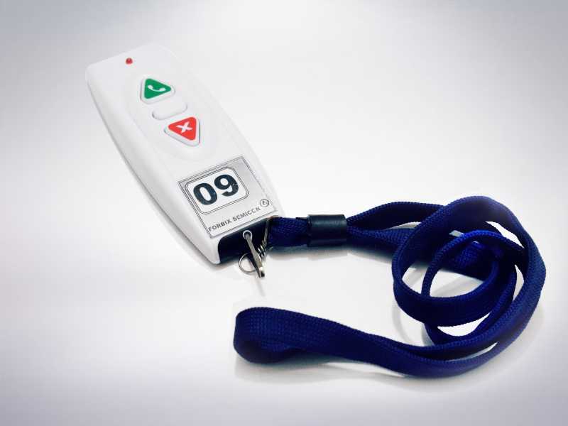 FORBIX SEMICON Panic Button with Ribbon for the Elderly - Wearable Emergency Alert Device